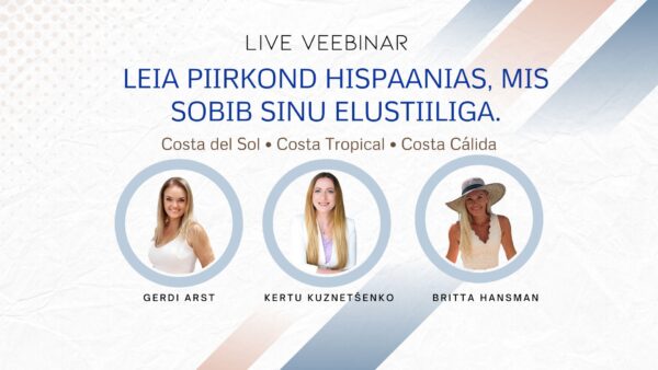 Hispaania piirkondi (Costa del Sol, Costa Tropical, Costa Calida) tutvustava veebinari salvestus